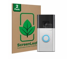 ScreenLeaf - Screenprotector voor Ring Battery Video Doorbell - Duurzame schermbescherming Folie Beschermfolie transparant 2 Stuks