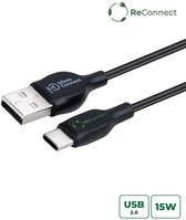 Câble USB Microconnect ECO-USB3.1CCHAR3B USB 2.0 3 m USB A USB C Zwart