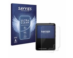 Savvies - Screenprotector voor HifiWalker H2 touch - Folie Beschermfolie transparant 6 Stuks