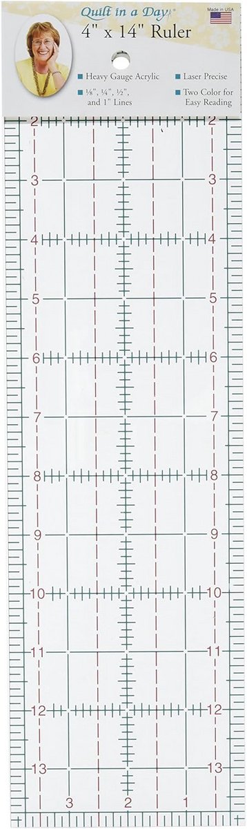 4x14 Inch Liniaal voor Quilten en Vouwen