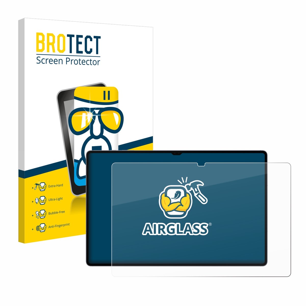 Screenprotector voor Samsung Galaxy Tab S10 Ultra WiFi / 5G Beschermglas transparant