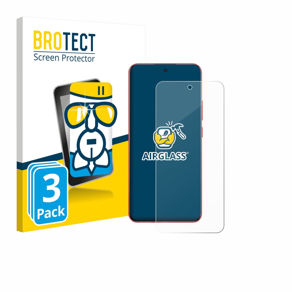 Screenprotector 3 Stuks voor Oppo A5 Pro Beschermglas transparant