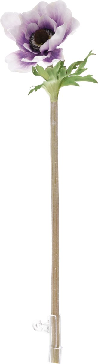 maxifleur Kunstplanten Anemoon Kunstbloem 40cm Lila