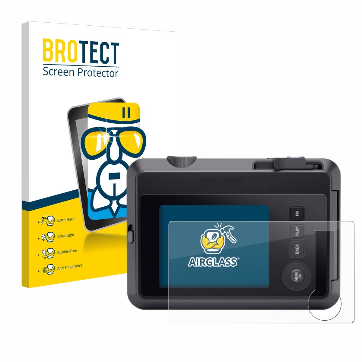 Screenprotector voor Leica SOFORT 2 Beschermglas transparant