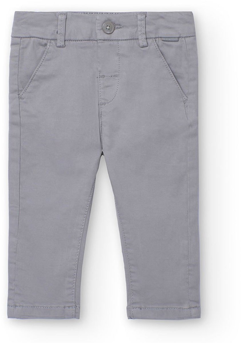 Boboli Stretch Satin Broek Grijs 3 Years Jongen