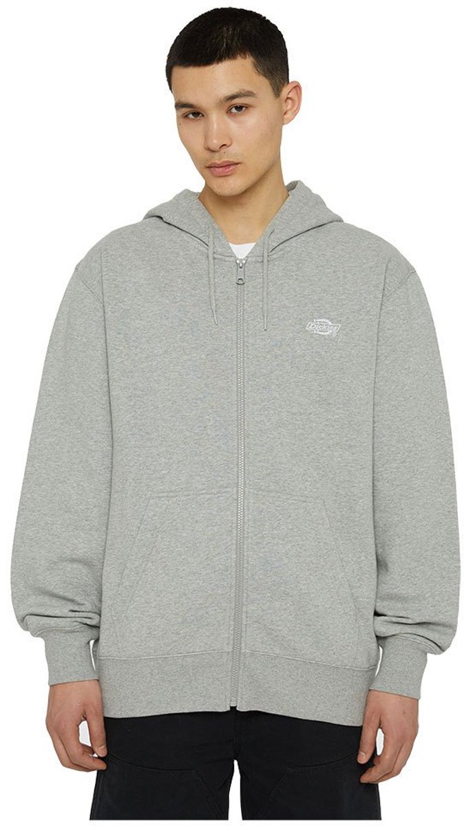 Dickies Summerdale Zip Through Sweatshirt XS Man Grijs