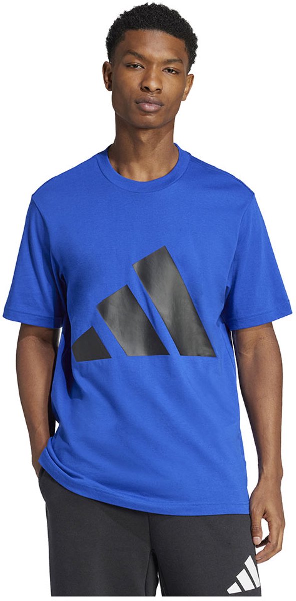 Adidas Essentials Big Logo T-shirt Met Korte Mouwen L Regular Man Zwart