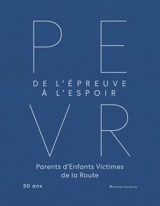 Couverture de livre avec le texte 'De l'épreuve à l'espoir' et 'Parents d'Enfants Victimes de la Route'.