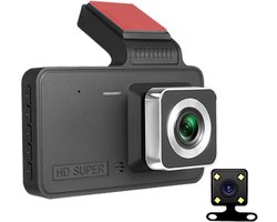 Verbeter de rijveiligheid met dashcams - Nieuwe dashcams voor en achter, dashcams voor voertuigen voor en achter, Ring-autocamera met 360 graden opname voor en achter (A - GEEN TF-kaart)