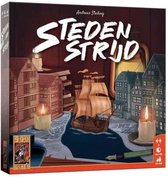 999 Games - Steden Strijd - Tactisch Bordspel - Een spannend duel voor 2 personen - Multidimensionale touwtrekwedstrijd!