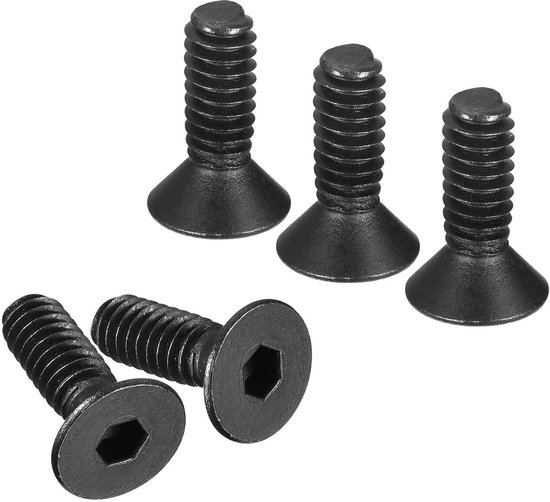 Roest Vrij Stalen Schroef met verzonken kop M2 X 6MM - Per 10 stuks