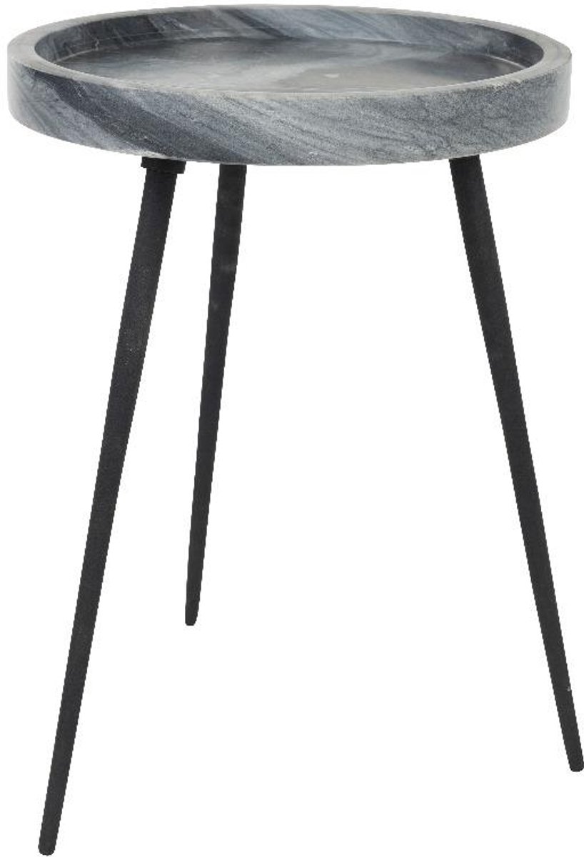 Puur - Lyman bijzettafel ø33 cm - grijs