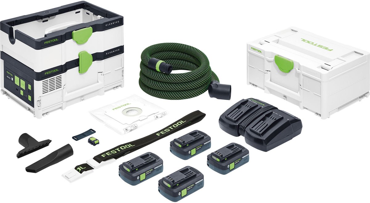 Festool Accu stofzuiger CTMC SYS HPC 40 I-Plus CLEANTEC - 576942