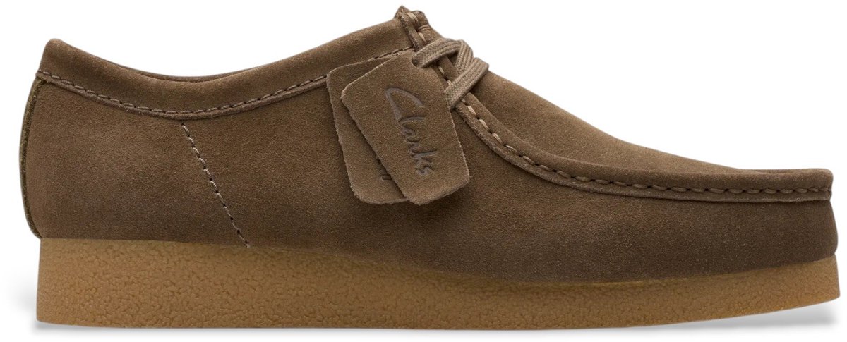Clarks Khaki bruin suède Wallabee EVO loafers