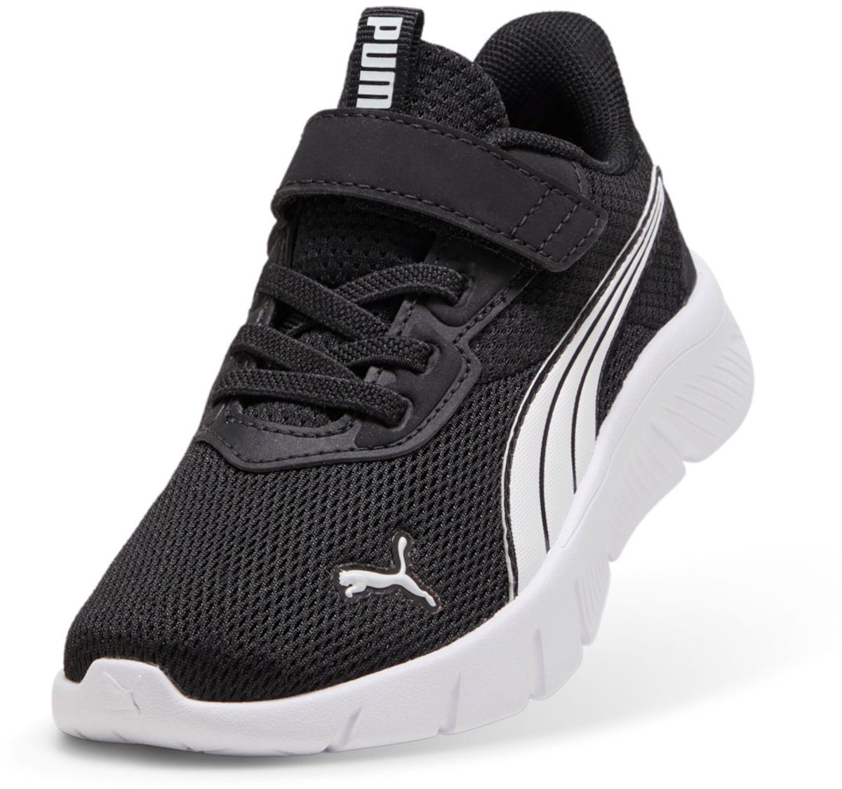 Puma Flexfocus Modern Ac+ Hardloopschoenen 1/2 Kinderen Zwart