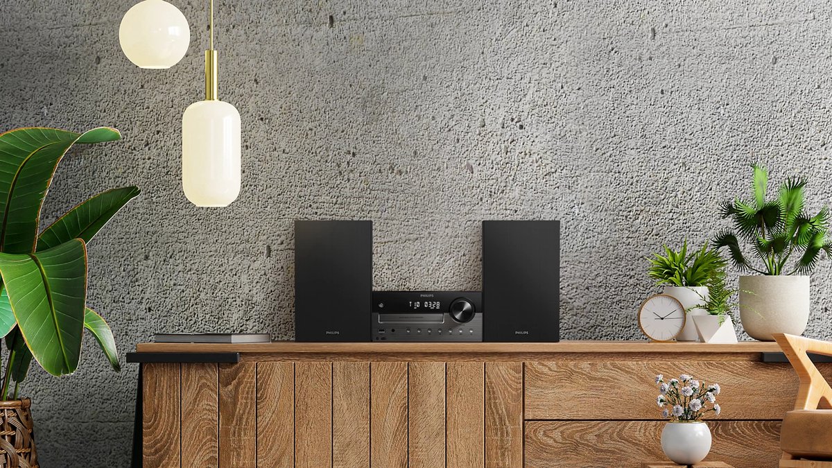 PHILIPS TAM4505M2/12 Micromuzieksysteem - DAB+ / FM Radio - CD - streaming - Auracast - 80W - Bluetooth 5.4 - Donkergrijs / zwart thumbnail 5
