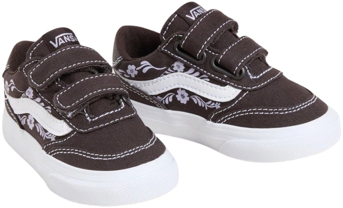 Vans Brooklyn LS V bruin - wit - lila