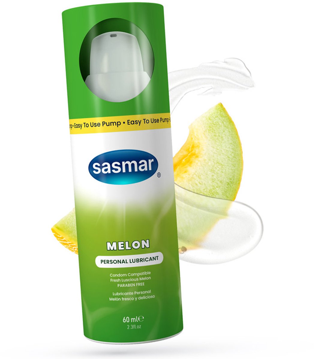 Sasmar Glijmiddel Sasmar Melon Pomp 60 ml