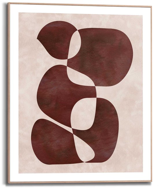 Tableau Reinders Imagination Terre - 50x40 cm - Bois