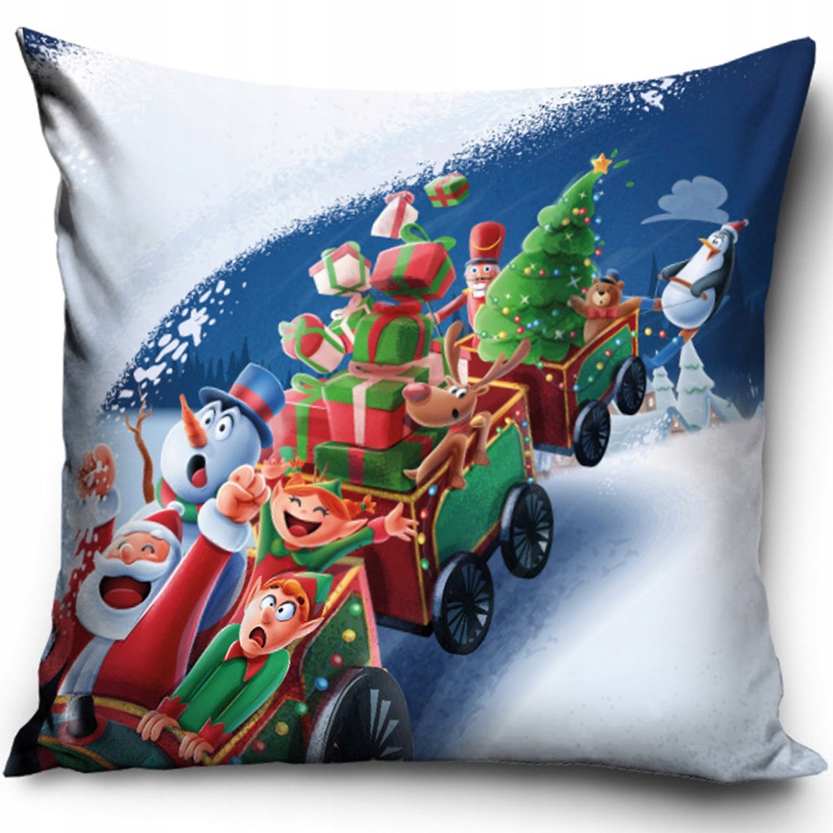 Kerst Kussenhoes Sinterklaas 40x40 cm - Decoratief Polyester