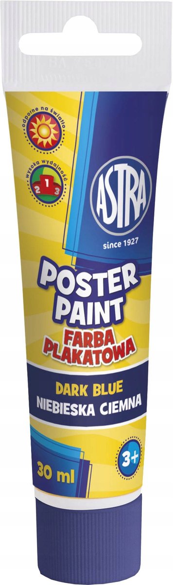 Astra Plakkaatverf 30ml Tuba - Donkerblauw