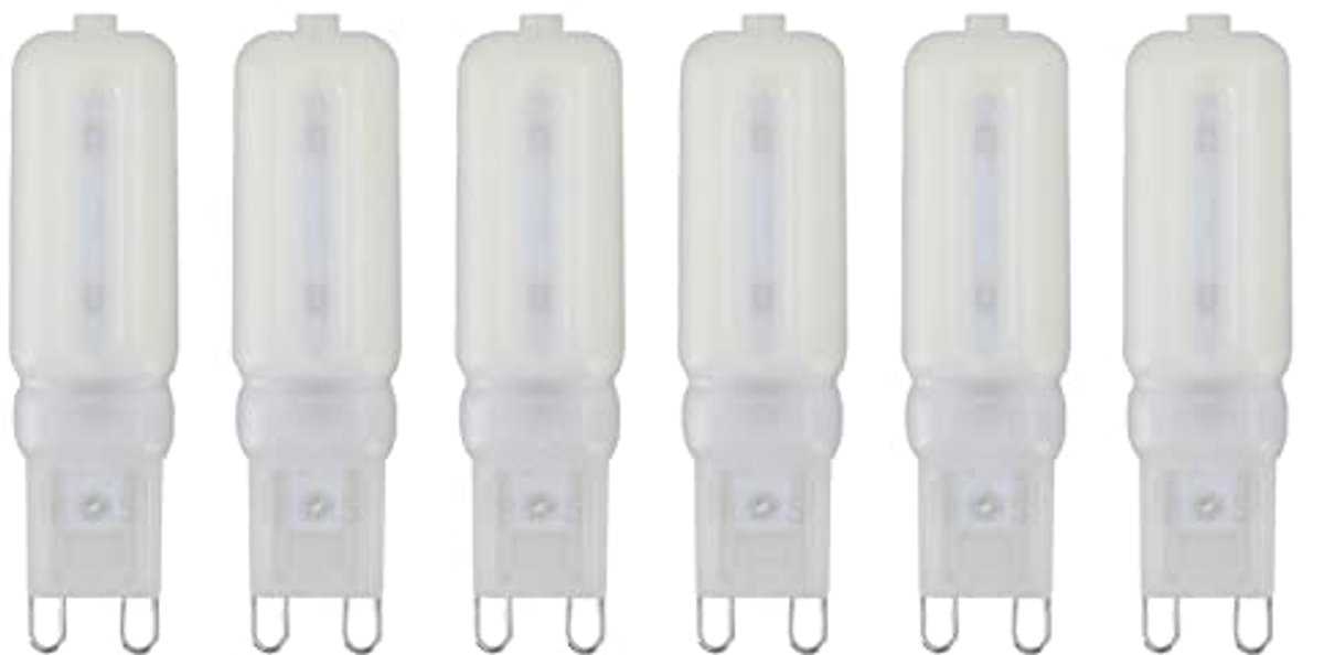 Dimbare G9 LED Lampen 7W - 6 Stuks voor Kroonluchters en Plafondlampen