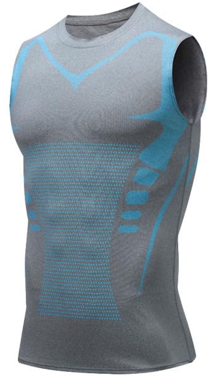 Heren afslankend compressievest - Mouwloos bodyshaper onderhemd voor optimale spierondersteuning