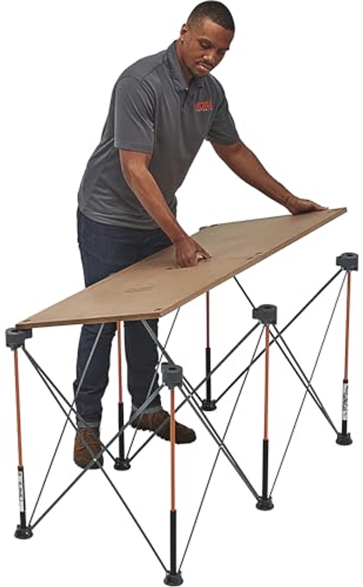Inklapbaar werkblad 24" x 48" voor mobiele werkstations