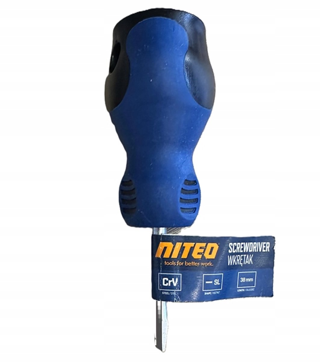 Niteo Platte Schroevendraaier Compact 38mm