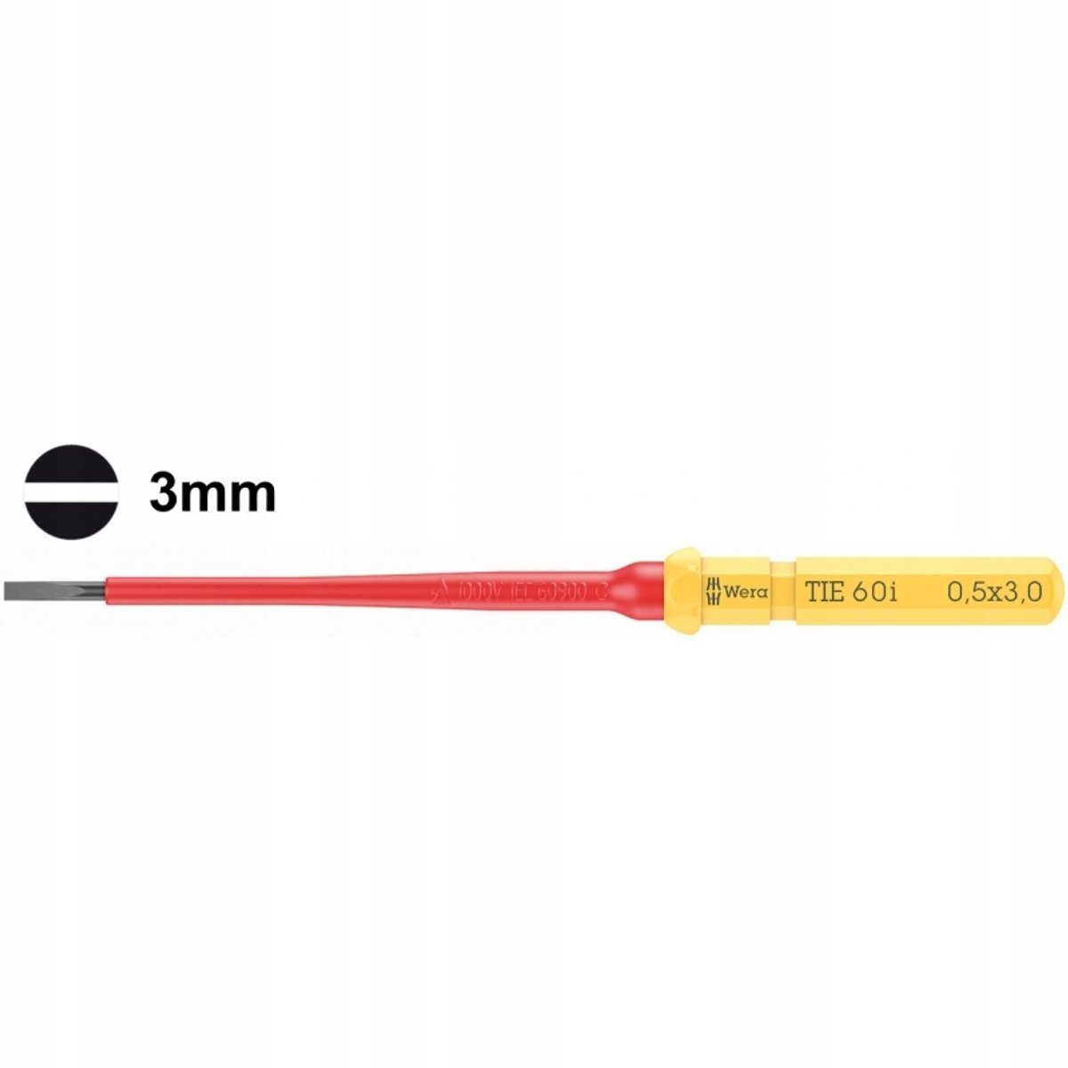 Wera VDE plaat Wisselbit 3x157mm Kraftform Kompakt