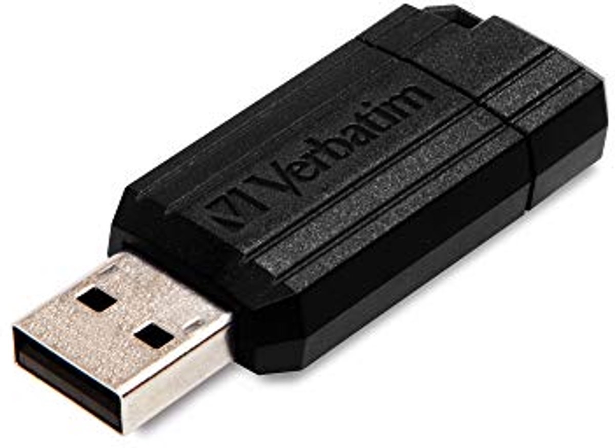 Praktische 32 GB USB Stick met Schuifmechanisme - Zwart