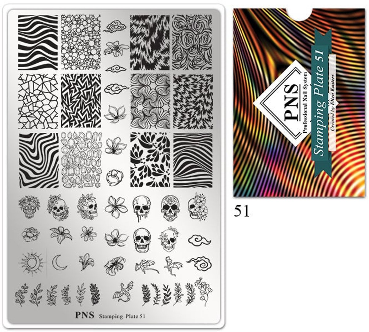 PNS Stamping Plate 51 by Ellen Kusters