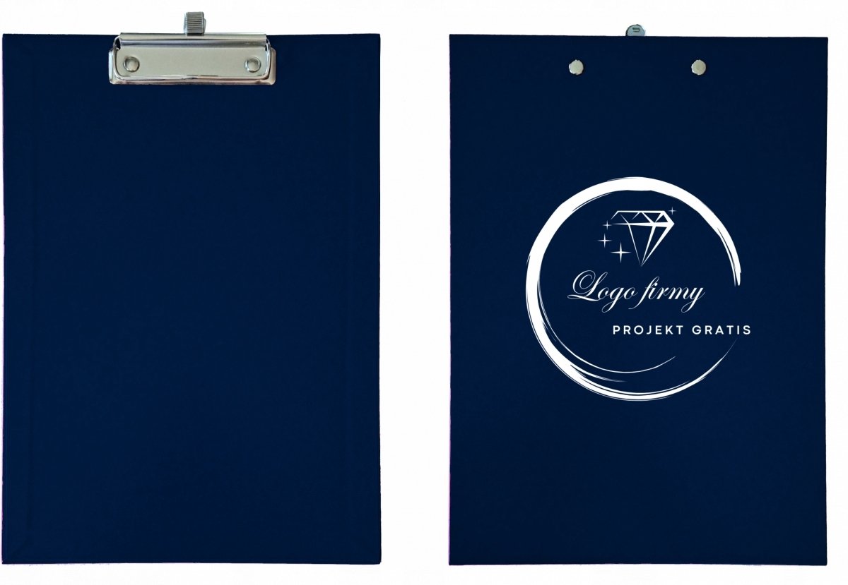 A4 Klembord met penhouder - Blauw met logo