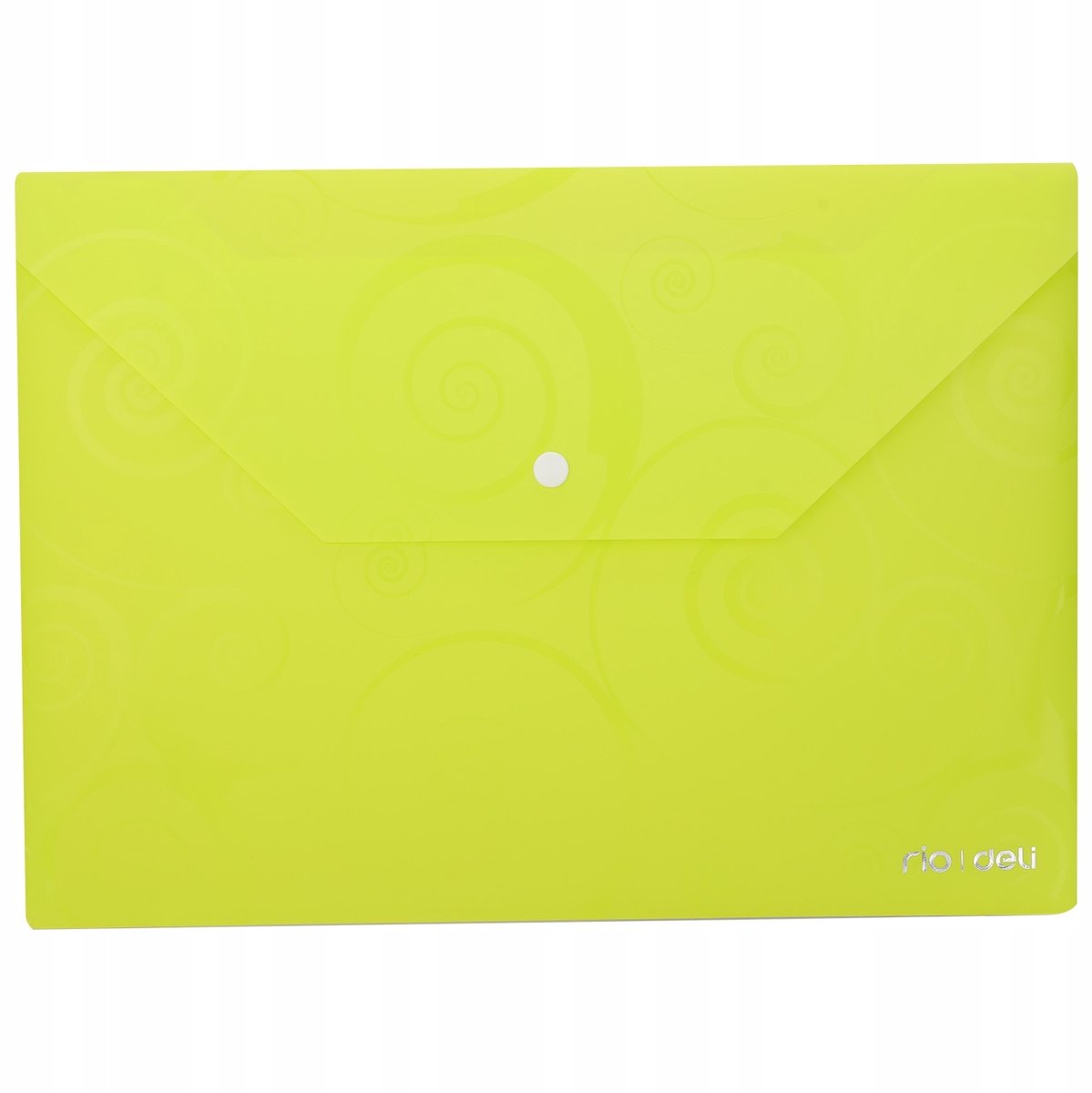 Deli A4 Groene Map met Drukknoop - School & Kantoor