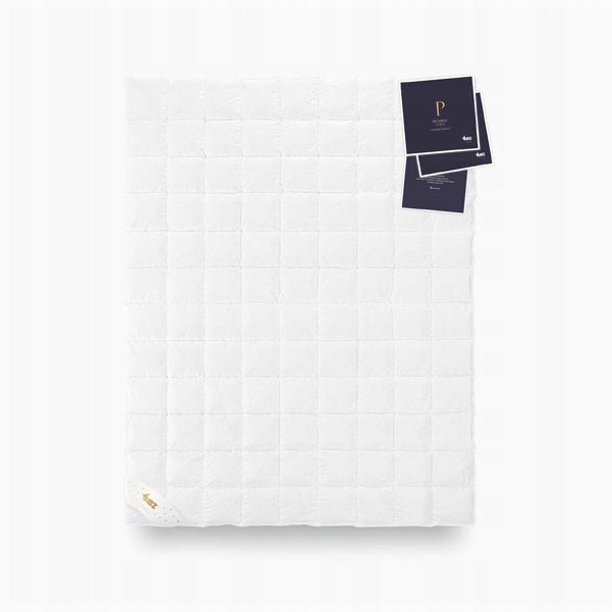 Luxe zomerdekbed 155x200cm met ganzenveren en arganolie