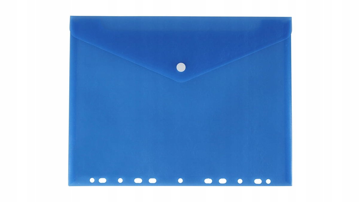 Biurfol A4 Hangkaart Blauw met kliksluiting