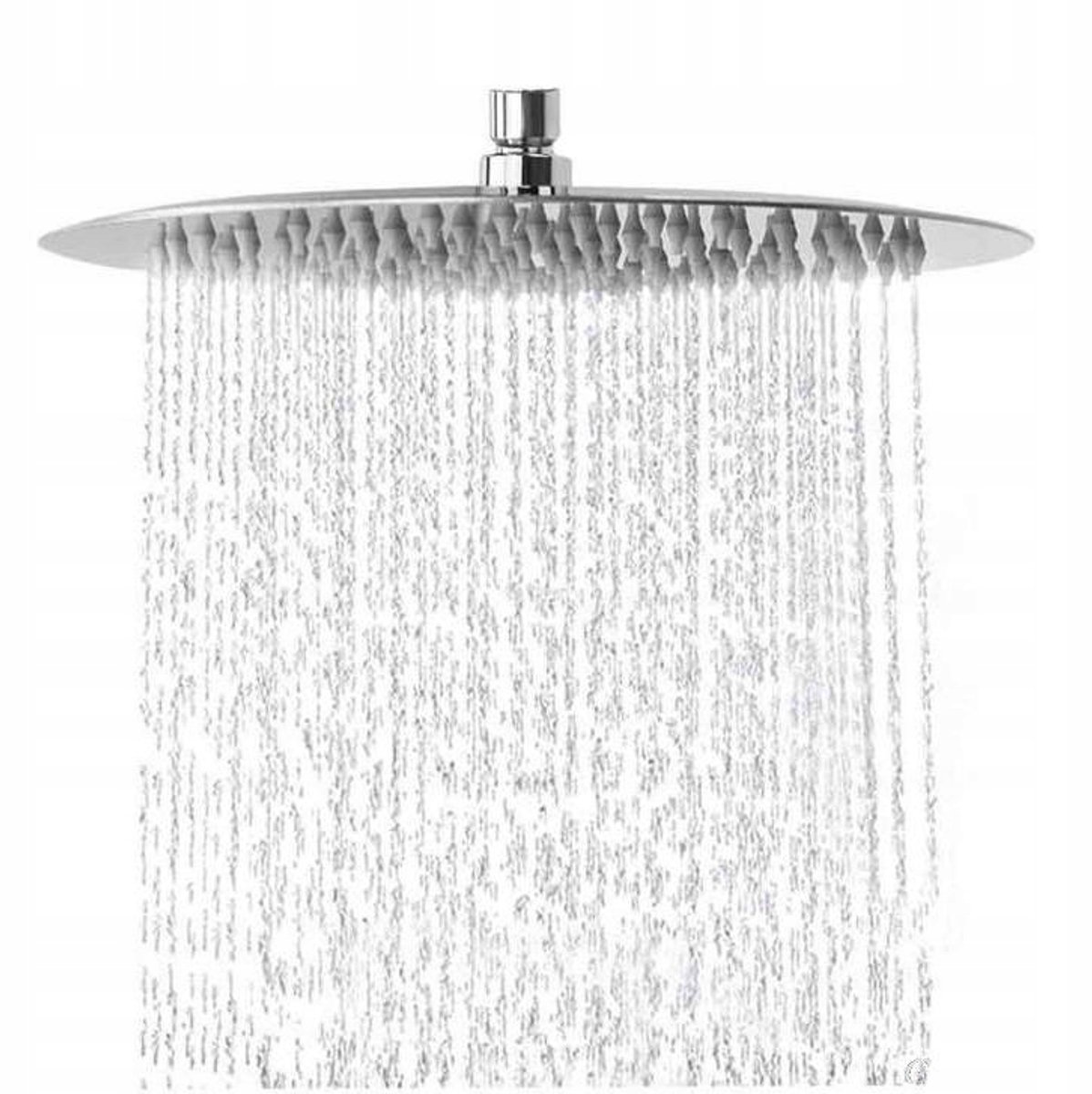 Ultra Slim Douchekop RVS 15cm Rond Chroom - Antikalk