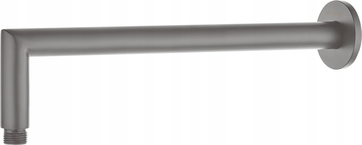 Voor Cascade Douchearm 40cm Wandmontage Titanium