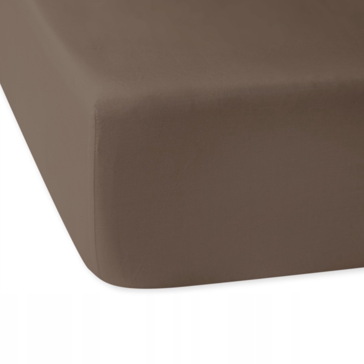 Darymex Satin Laken met Elastiek 180x200cm Sepia Katoen