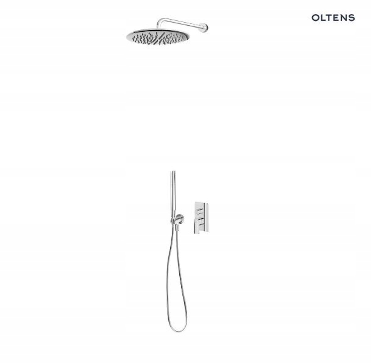 Oltens Hadsel Doucheset Inbouw 30cm regendouche chroom