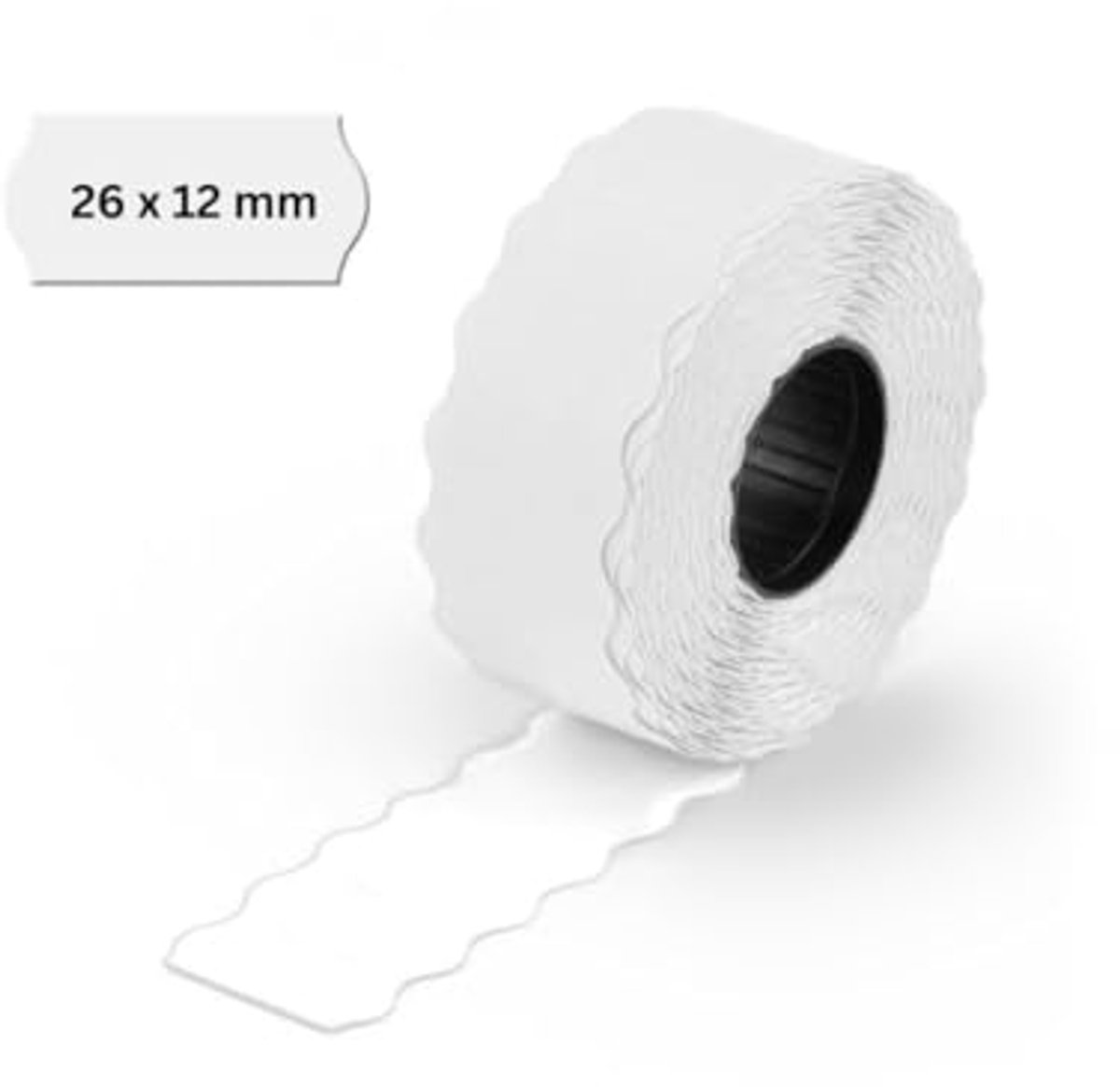 Zelfklevende Etiketten voor Prijsetiketten - 54.000 Stuks (26 x 12 mm)