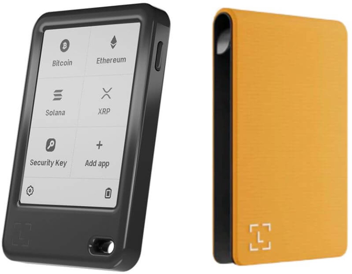 Ledger Nano Gen 5 + Magnet Folio Bitcoin Editie - Voordeelbundel - Hardware Wallet set - Magnetische case