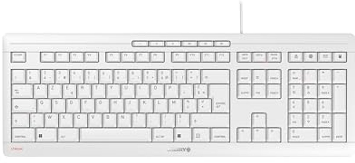 AZERTY Toetsenbord met Fluisterstille Toetsaanslag en SX-Schaarmechanisme