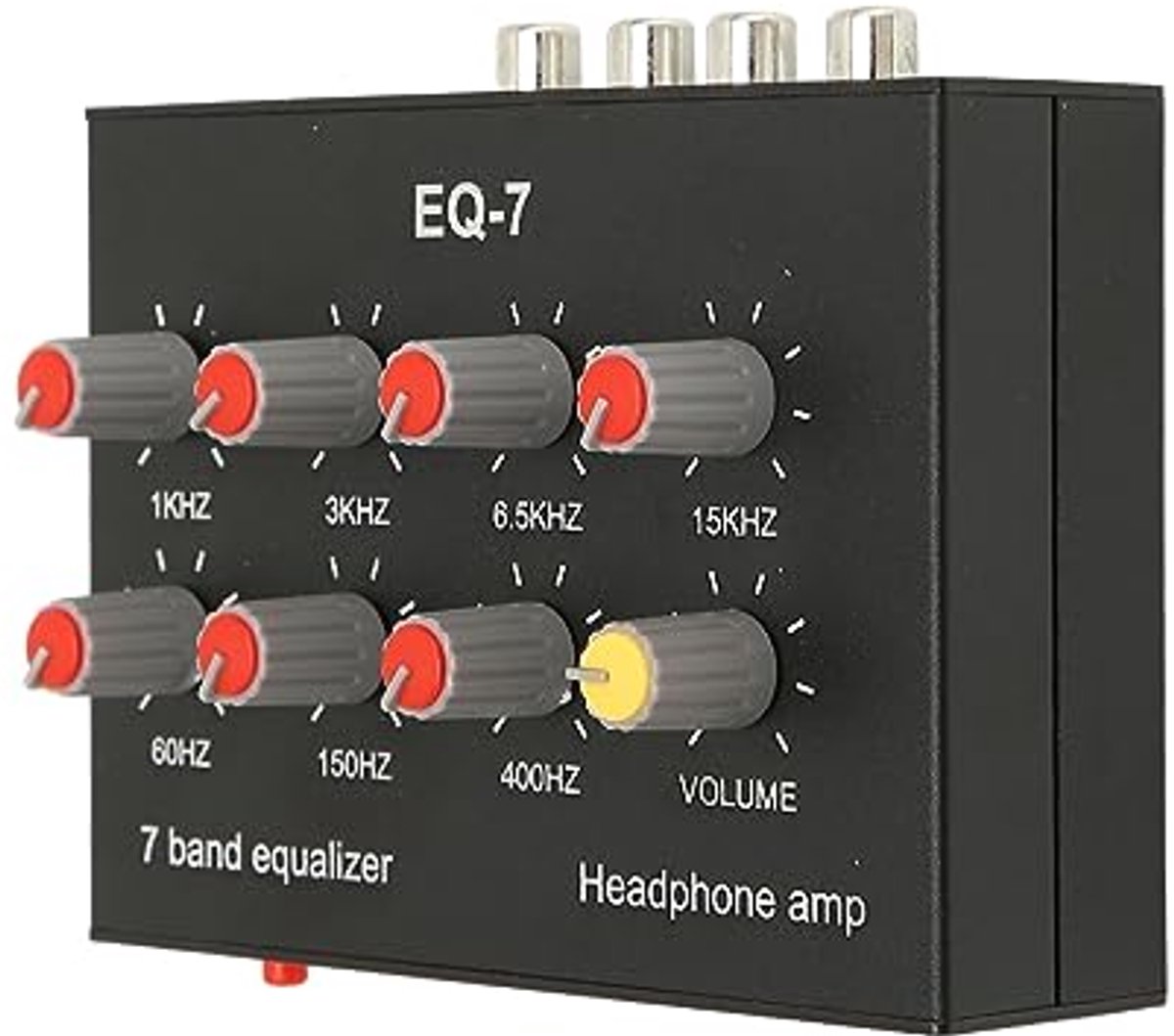 7-bands Auto Audio Equalizer met Hoge Basaanpassing en 3,5 mm Ingang