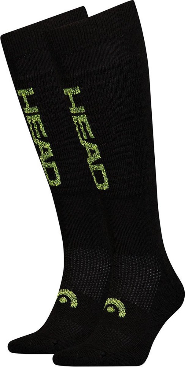 Unisex skisokken beginner logo – Combo – 31-34 Zwart