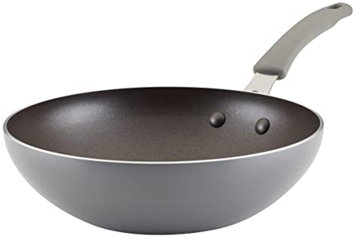 Nonstick Roerbakpan/Wok 10,5 Inch - Grijs