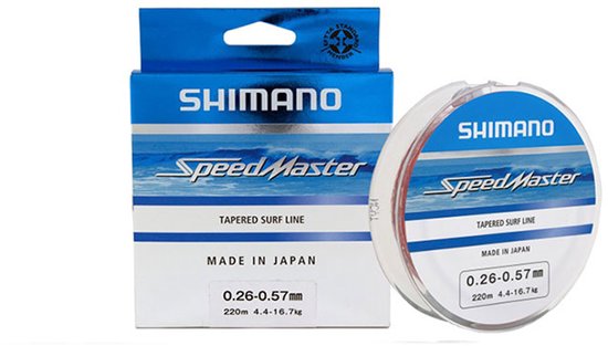 Shimano - Speedmaster Tapered Surf Leader Clear 10x15m - Shimano van Shimano — afbeelding 2