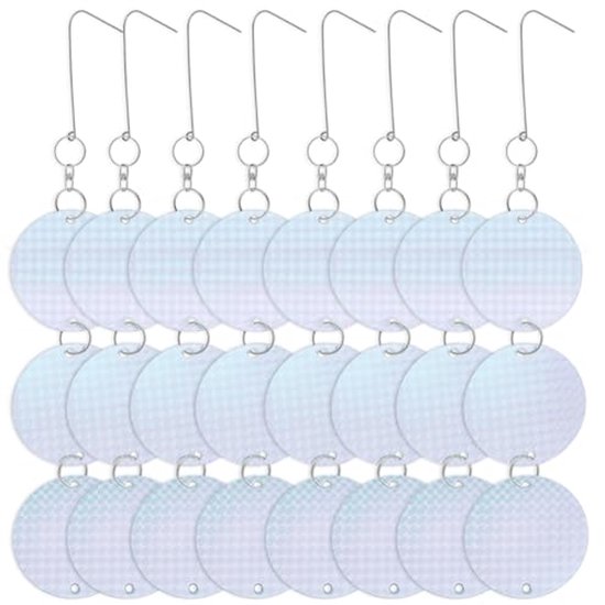 DINGFENG 16 Pcs Reflecterende Hangers, Veiligheidsreflecterende Sleutelhanger, Reflecterende Mode-Hangersleutelhanger Voor Kinderen Voor Rugzak, Nachtrit, Hardlopen, Halloween-Feestdecoraties (Kleur