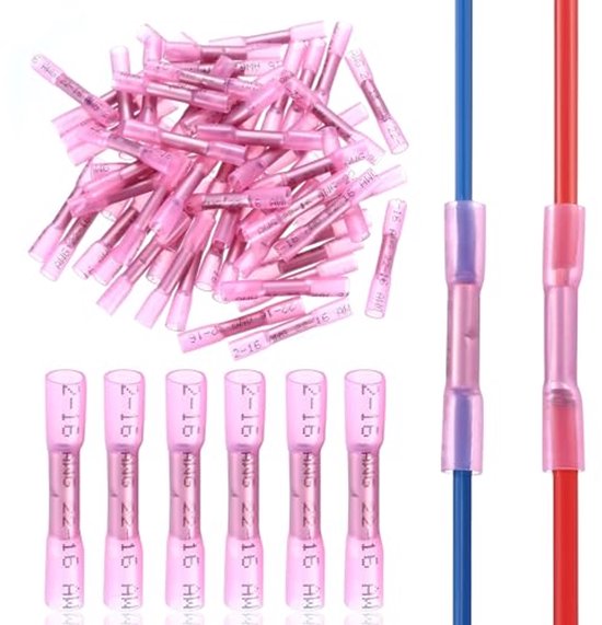 160 Krimpverbinders - Geïsoleerde Waterdichte Cable Connectors voor AWG