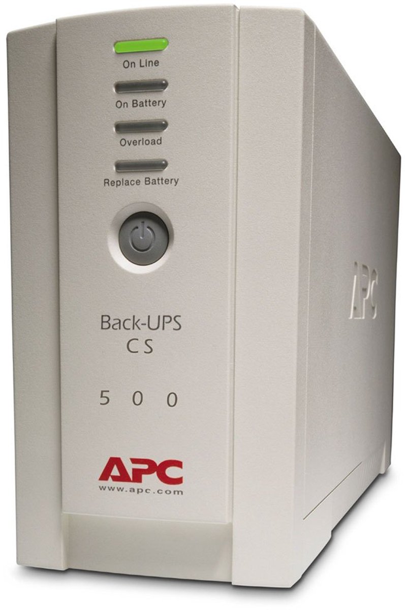 APC Back-UPS 500VA noodstroomvoeding 4x C13 uitgang, USB, BK500EI